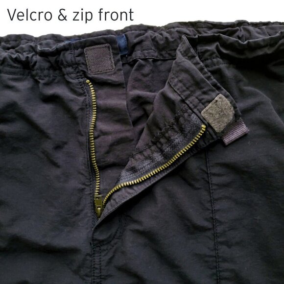 Aeropostale Baggy Parachute Y2K Pants Black Streetwear Cotton & Nylon XXL 2XL - Picture 10 of 16